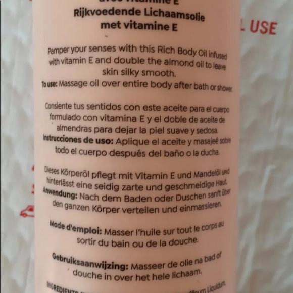 JAFRA Other Jafra Almond Body Oil With Vitamin E 69oz New Poshmark